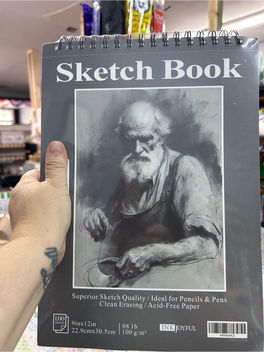Ink Joyful Gray Sketch Book - 100 Sheets